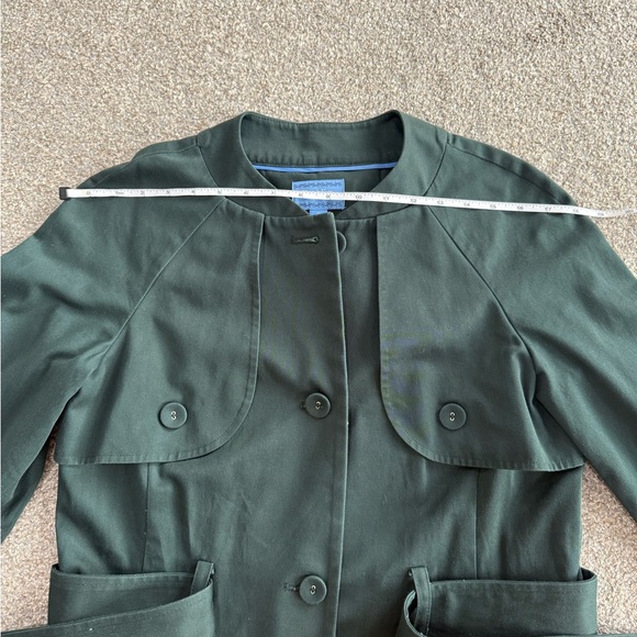 Simply Vera Vera Wang Dark Green Vintage Coat - Picture 14 of 15